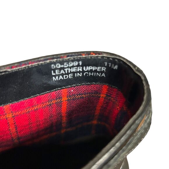 BELLA VITA Womens US 11 M Kody Ankle Bootie Black Leather Fringe Chunky Heel NEW - Picture 5 of 6